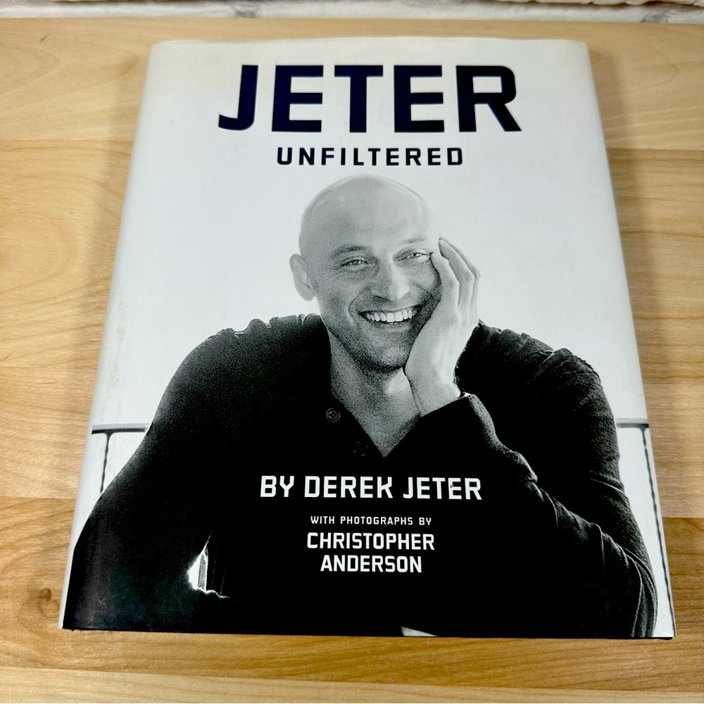 Jeter Unfiltered Hardcover Book, EUC